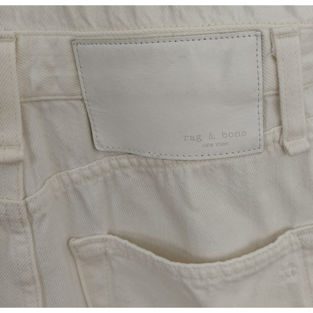 Rag & Bone Denim All In One Shirt Dress Size XS Off White Cotton Button Up READ - Picture 9 of 11